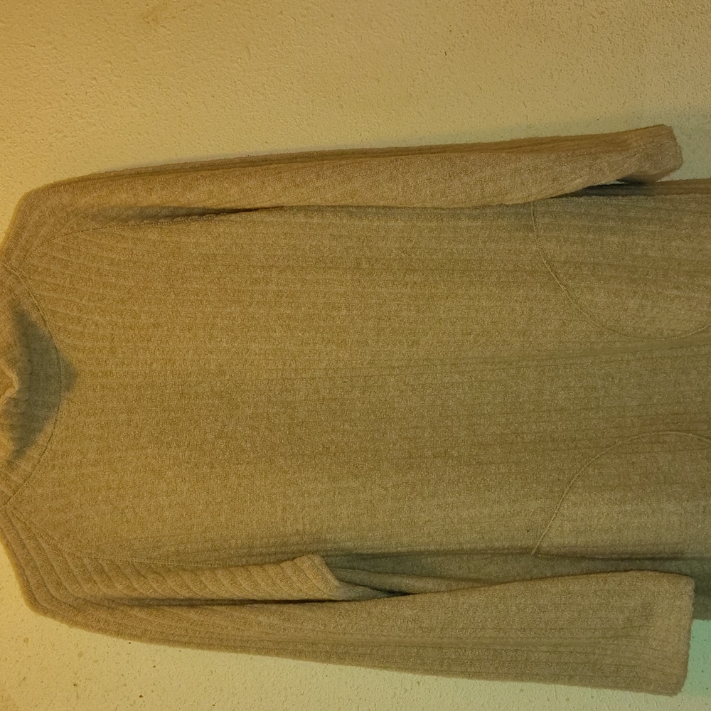 Italian Lambswool Mock turtle Ribbed Vintage Dress From NORDSTROM. - Picture 5 of 8